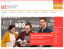 Tablet Screenshot of bits-hochschule.de